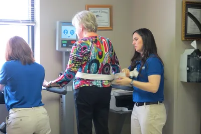 Sarah giving balance screening