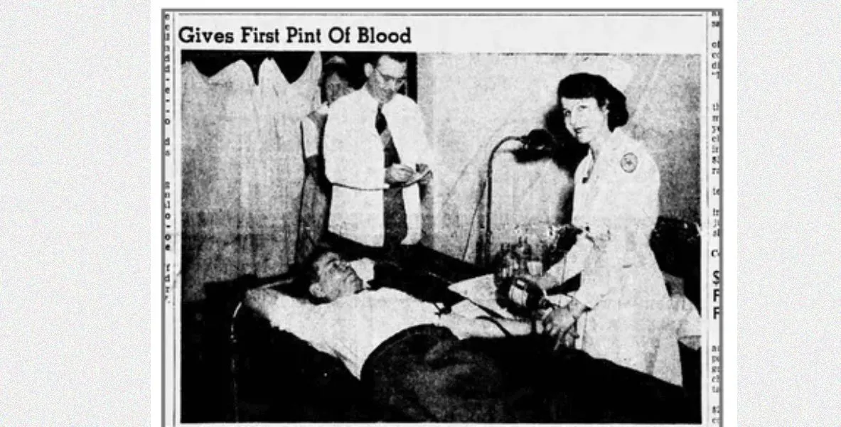 Blood Bank Established 1949